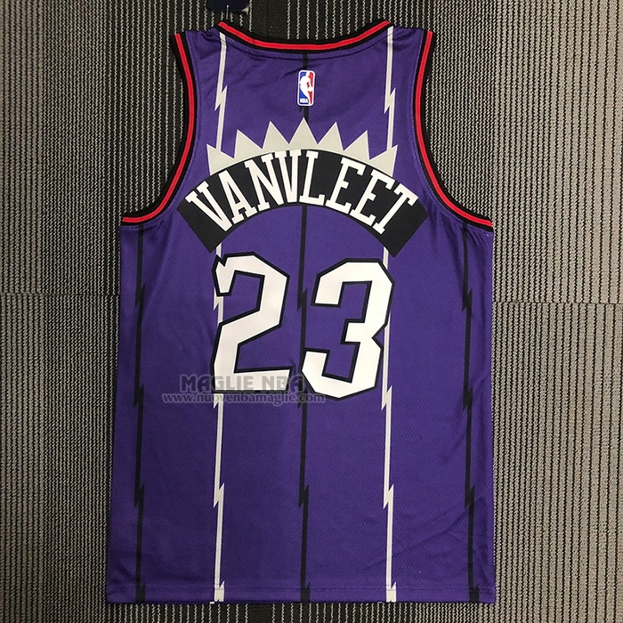 Maglia
 Fred VanVleet NO 23 Toronto Raptors Classic Edition Viola
